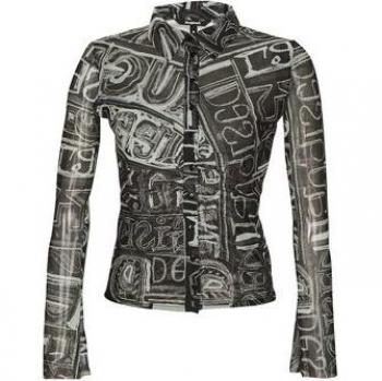 Camicia Desigual Stampa Lettering per Donna