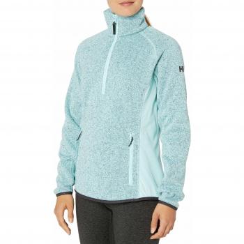 Helly Hansen Varde Damen Fleecejacke, 1/2 Zip, Blau Tint, X-Large