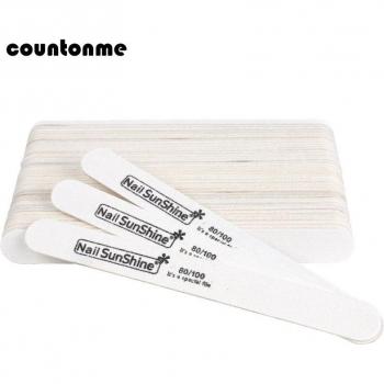 Wooden Manicure Nail Files 80/100 Grit