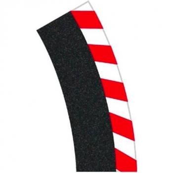 Carrera 12 Cordoli esterni per curve paraboliche 4/15° più 2 terminali per Piste Elettriche