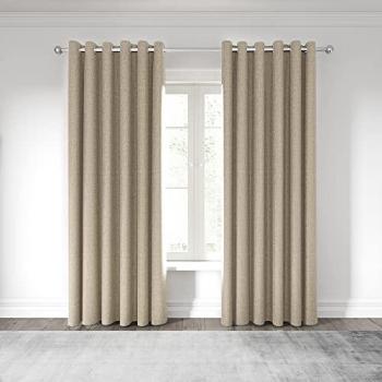 Nalu Nicole Scherzinger Kalo Lined Curtains 66 x 72, Linen, Eyelet Room Darkening