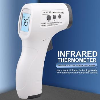 Dispositivo Medidor de Temperatura Frontal IR Digital con Pantalla LCD y Auto‑Shutdown