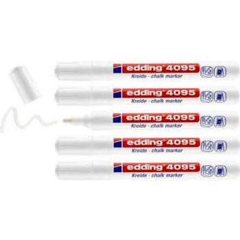 Edding 4095 Marqueur craie liquide blanc