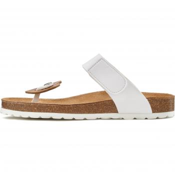 LASCANA Offene Schuhe Pantolette Weiß Gr. 41