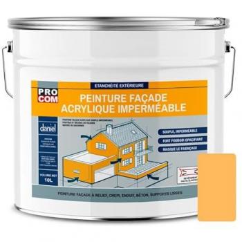 PROCOM Crépi Façade Protection 10L Jaune