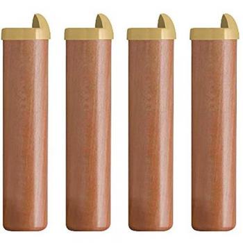 4 pieds bois H 22 cm pour sommier métal