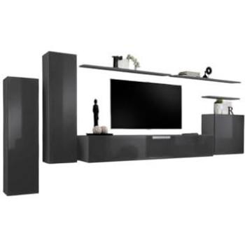 Mural TV cabinet Switch I finition grise