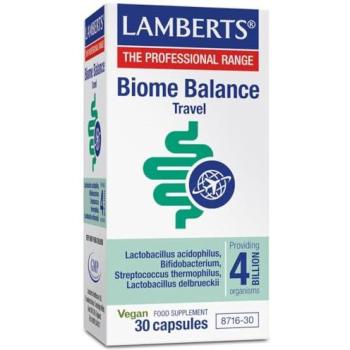 Travel Biome Balance 30 Cápsulas – Lamberts