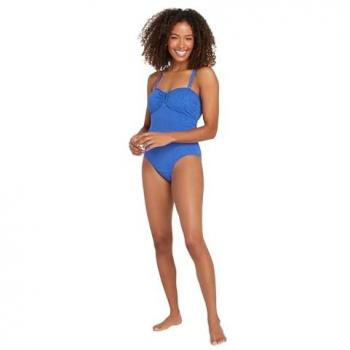 M&Co Cobalt Zebra Swimsuit – Size 24 (Women's)