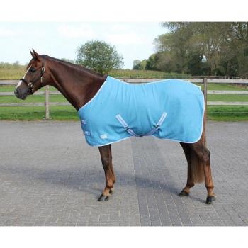 Manta Q-essentials polar para caballo con correa