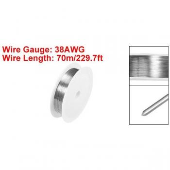 Fil de résistance chauffante uxcell 0,1mm x 49ft diamètre 0,1-0,3mm