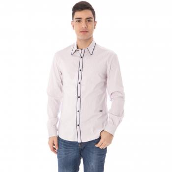 Costume National Elegant Pink Long Sleeve Shirt, Size: XL