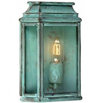 Lanterna da esterno St Martins 1 luce ottone verde rame IP44, E27