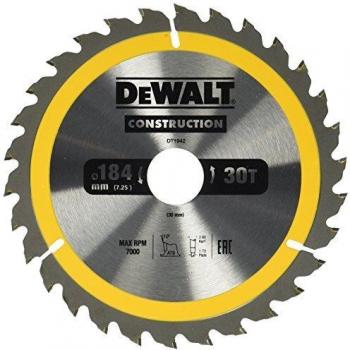 Dewalt DT1942-QZ Construction Blade 184x30mm 30T