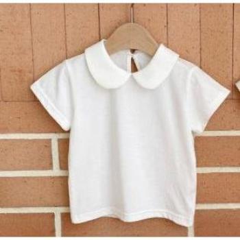 Kids Turn-down Collar T-shirt