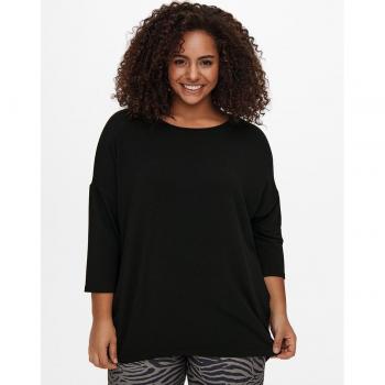ONLY CARMAKOMA 3/4-Arm-Shirt »CARLAMOUR«, aus weichem