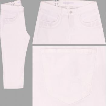 Caprijeans MAC Capri 3/4 Hose, weiß Denim, Größe 46