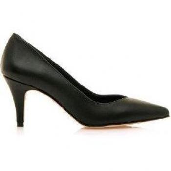 Mustang Zapatos de Tacón Fino para Mujer, Piel Negra