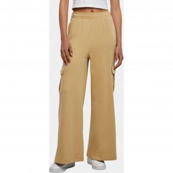 Urban Classics Damen Cargohose Highwaist Frottee