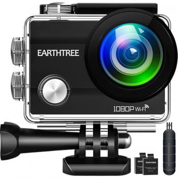 Action Cam 30m Impermeabile con kit di montaggio
