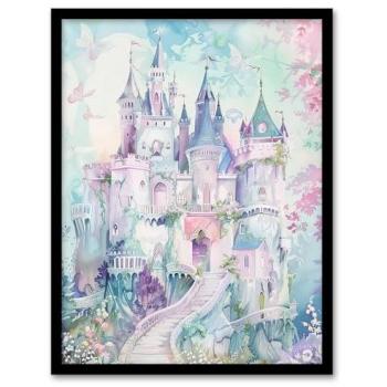 Pastel Royalty: Fairy Tale Castle Frame 12W x 16H