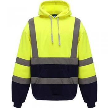 Yoko Hi‑Vis Pullover – Herren – Blau und Gelb – Größe XXL – Modell HVK05