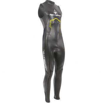 Black-Yellow AquaSphere Men’s Pursuit Tri Suit – Medium/Large