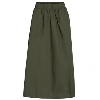 Vila Jupe Midi Sophie Profondeur Vert 36 Femme
