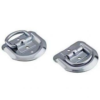 Lot de 2 anneaux d'arrimage zingués diamètre 7mm