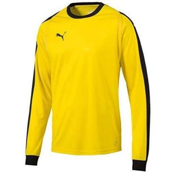 Puma Kids' LIGA Keeper Jersey, Cyber Yellow/Black, Size XL