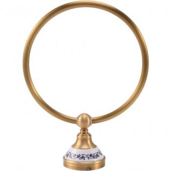 Support de serviette circulaire cuivré