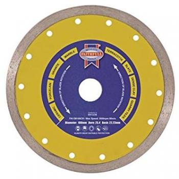 Faithfull FAIDB105CR Slate Tile Diamond Cutting Blade 105 mm x 22/16 mm (4 Inch)