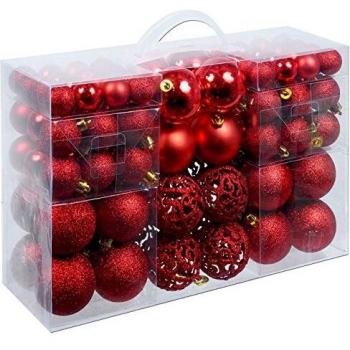Lot de 77 boules de Noël
