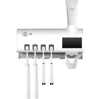 Automatischer Zahnpasta-Spender mit UV-Zahnbürstenhalter für das Badezimmer