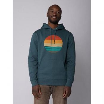 WatApparel Retro Ozean‑Sunset Hoodie – Unisex