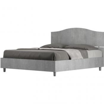 Dores Letto Matrimoniale 160x200 cm, Rete + Contenitore, Grigio