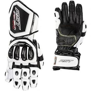 Motorradhandschuhe RST TracTech Evo 4 Weiß-Schwarz XS