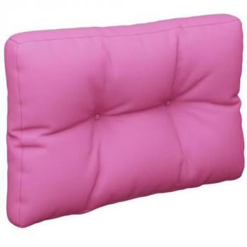 Cojín para palets rosa 60x40x12 cm
