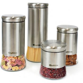 Gläserner Quttin Stahlbehälter 1700 ml
