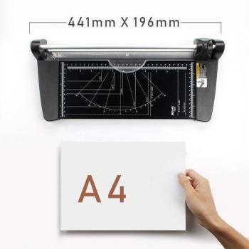 Tragbarer Metallscheren-Cutter für A4/A3-DiY-Sammelalben, präzise Kanten zu Hause/Büro