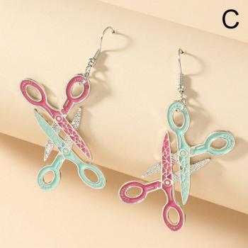 Playful Violin Leaf Earrings for Her