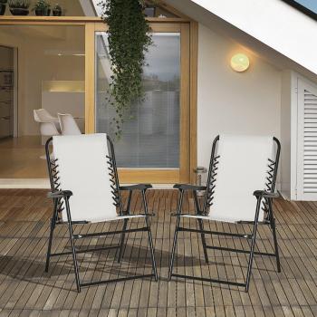 Portable Loungers for Patio, 2-Piece Set