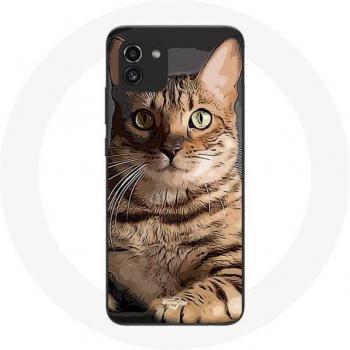 Housse stylée Samsung A03 – Bengal Cats Collection