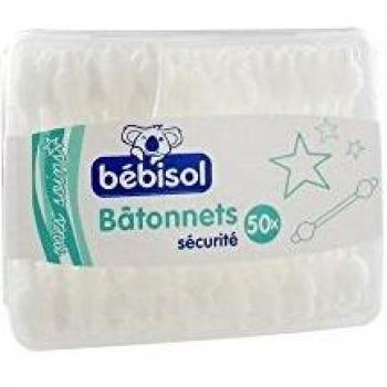 Baby-Schutz-Bébisol Cotton‑Bud Set 50 Stück