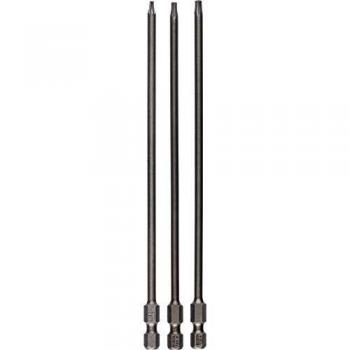 Accessoires Bosch, Embouts de Vissage Courts, Qualité Extra-Dure, T8/T10/T15, Longueur 152 mm