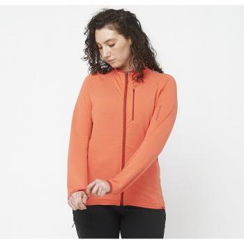 Salomon Lightwarm Essential felpa femminile arancione
