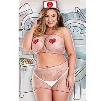 Ensemble infirmière glamour « Night Shift » – 3 pièces GT