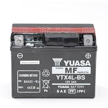 Batería 12 V 3 Ah YTX4L-BS compatible con Aprilia Amico 50 gc