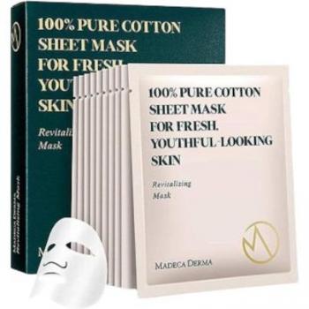MADECA DERMA 10 Stück Revitalisierende Gesichtsmasken