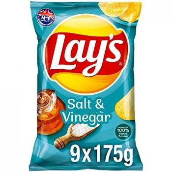 Essige Salz Chips – Lay’s 9 Packungen à 175 g